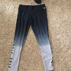 Pink ombré leggings